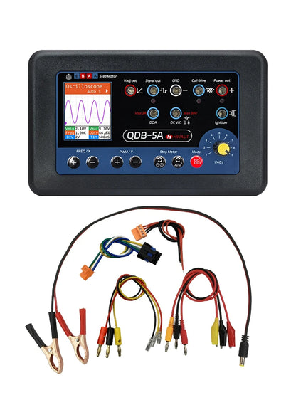 QDB4A QDB-5A Car Sensor Tester Oscilloscope PWM Drive Multimeter Ignition Injector Simulator Step Motor Driver Diagnostic Tool