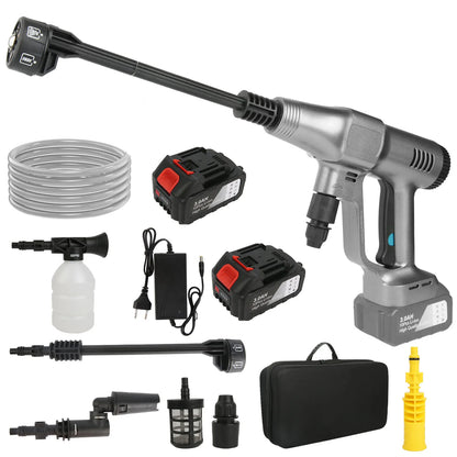 Brushless High Pressure Washer Gun 200Bar 6 in 1 Car Washing Water Spray Attachment For Makita 21V Battery Garden Hose