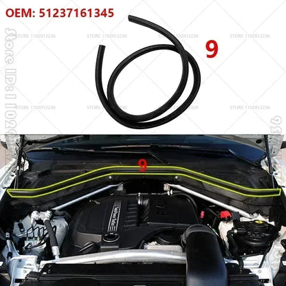For 2007-2014 BMW X5 X6 E70 E71 Partition Panel Engine Compartment 51717169421 51717169422 51717169419 51757171791 64316945583