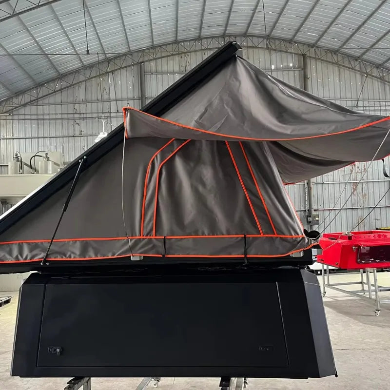 Customized Spacious Rooftop Tent with Large Awning Quick Pop Up Tents for Tent Camping Heavy Duty Camper Trailers Roof Top Tent