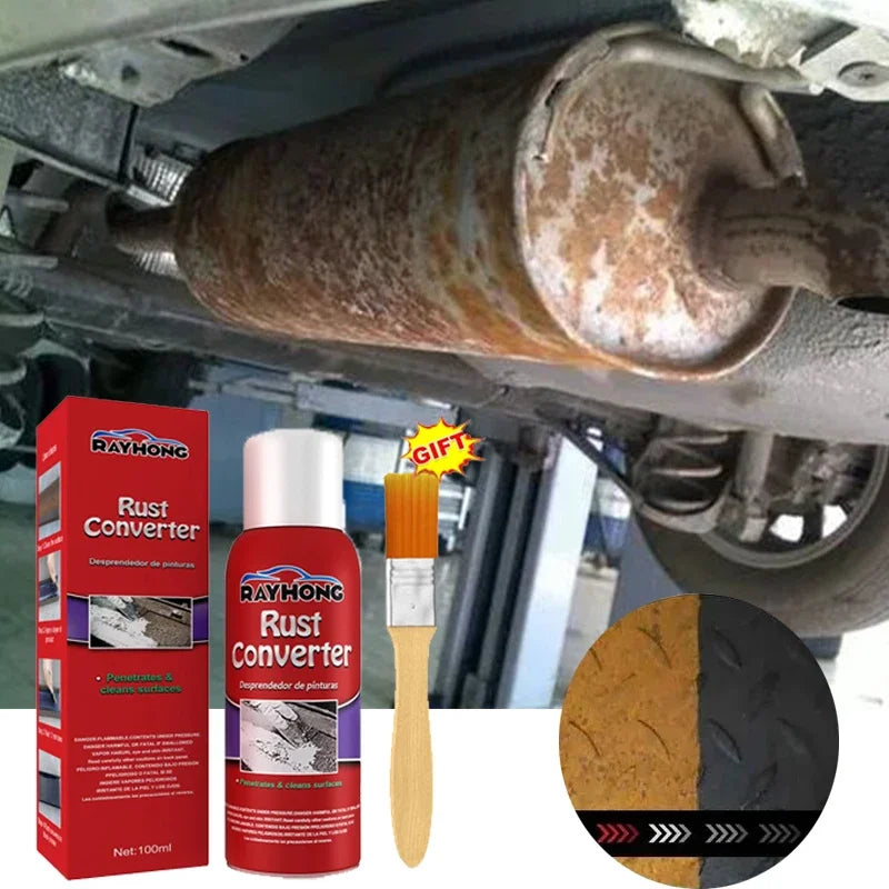 100ml Multi-Purpose Car Anti-Rust Paste  Rust Remover & Converter for Auto Body Chassis, Iron & Metal Surfaces Repair Protection