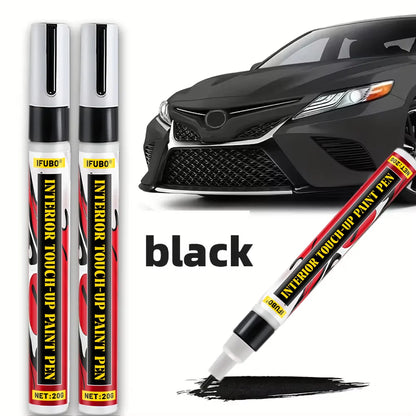 IFUBO 20G Black Car Paint Repair Pen Universal Car Interior Scratch Remover for Car Seat Body Wheel Instant Touch Up
