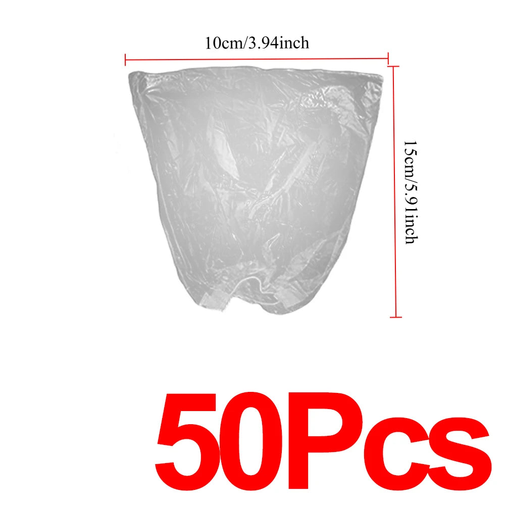 50Pcs Car Disposable Steering Wheel Cover Shift Knob Cover Waterproof Dustproof Clear Universal Vehicle Dust Guard Accessories