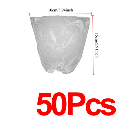 50Pcs Car Disposable Steering Wheel Cover Shift Knob Cover Waterproof Dustproof Clear Universal Vehicle Dust Guard Accessories
