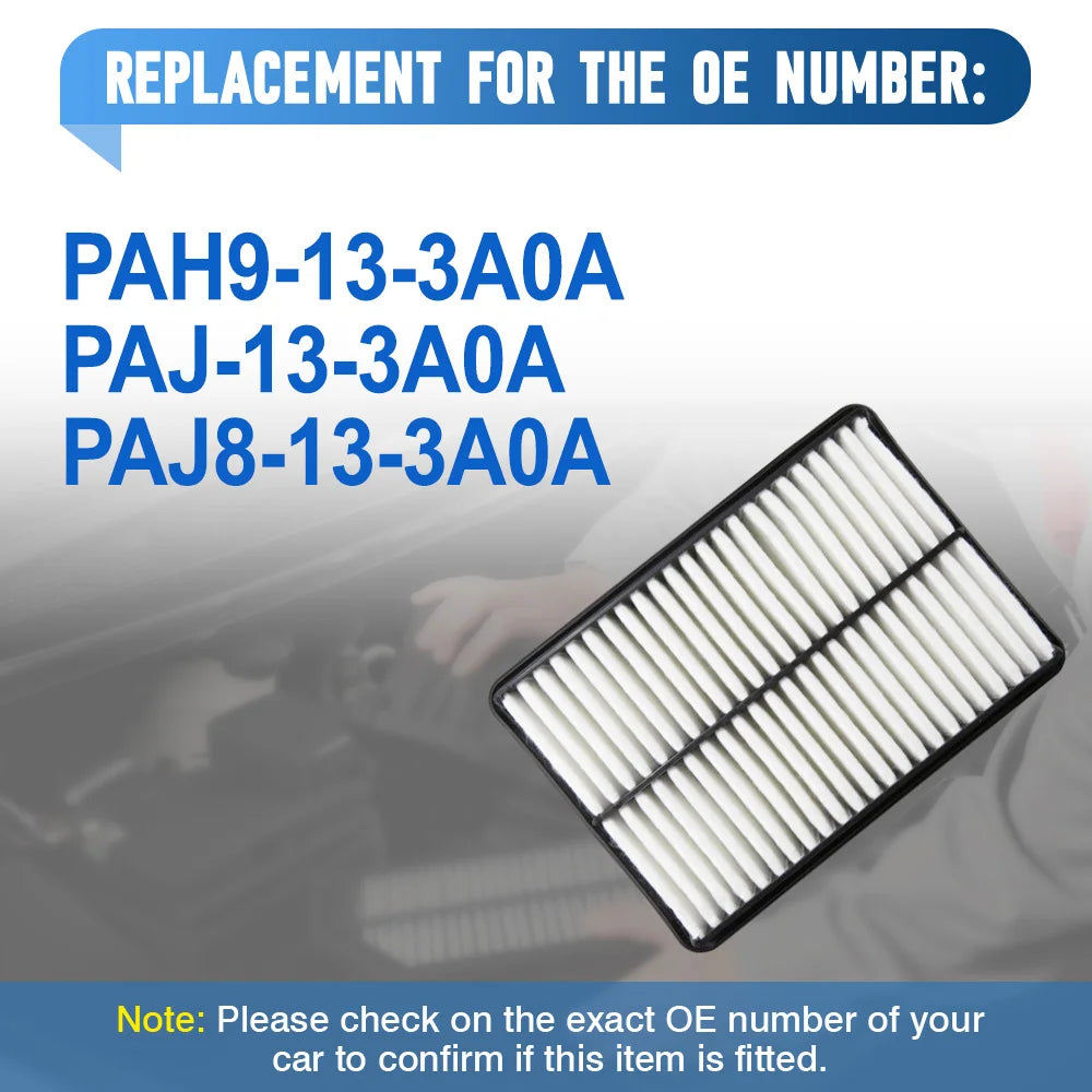 PAJ8-13-3A0A Car Engine Air Filter for Mazda 3 2019–2023 CX-30 2020–2023 CX-50 2023 PAH9-13-3A0A PAJ-13-3A0A