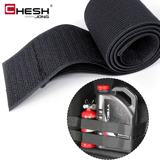 Black Car Trunk Organizer with Magic Tapes Fixing Belt Auto Interior Storage Bag for Organization