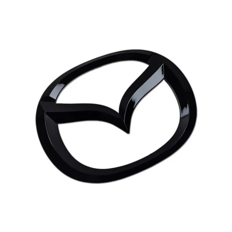 Plastic Car Front Trunk Emblem for Mazda 5 Logo Steering Wheel Badge 3D Body Replaced Sticker Rear Tail Refitting Decoration