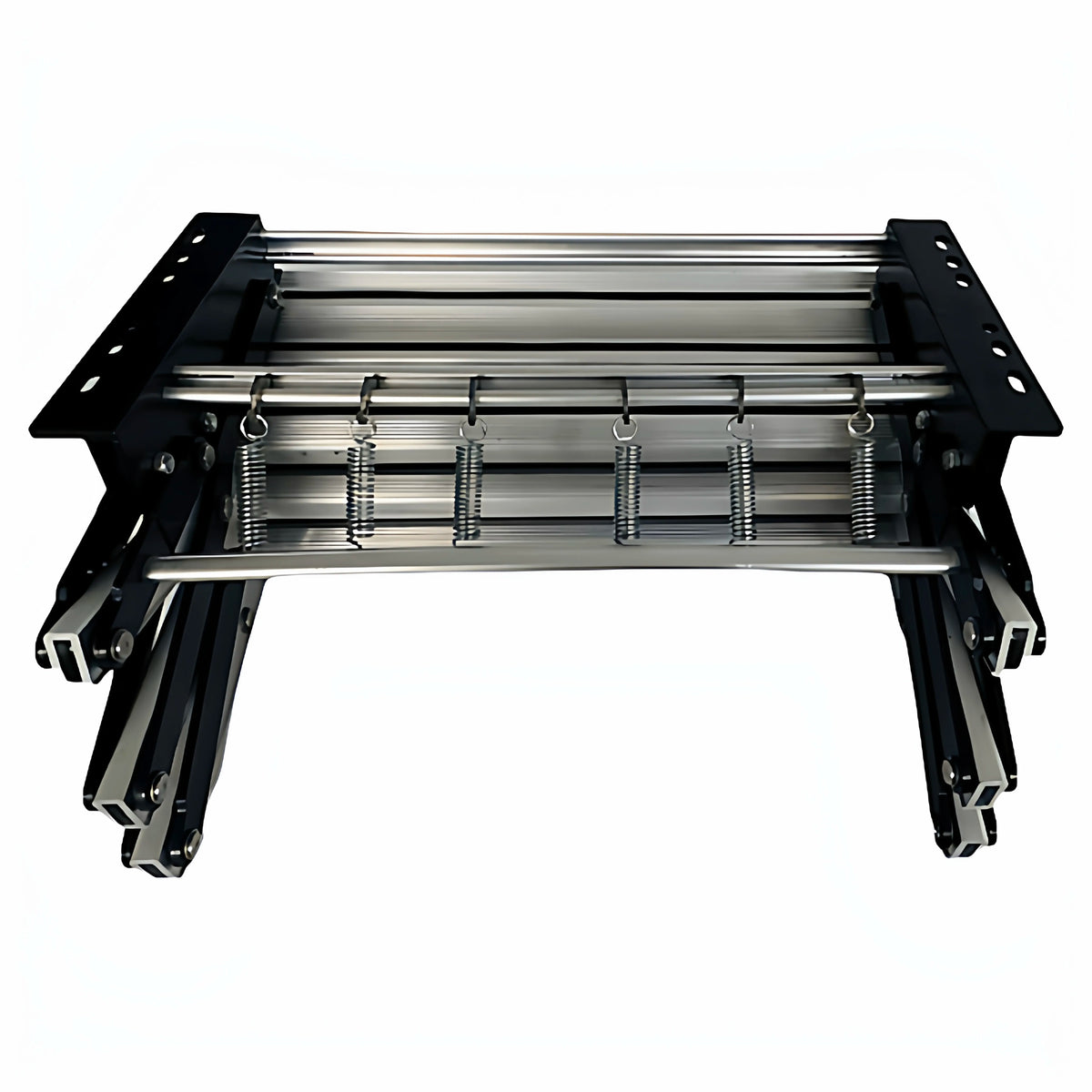 Manual RV Steps, Anodized Aluminum Alloy 3-Step Entry, Widened Pedal Folding Stairs for Caravan, Motorhome and Trailer