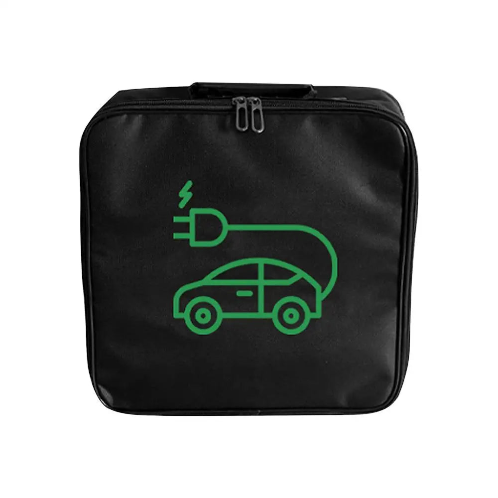 Electric Car Charger Cable Bag Waterproof EV Charger Cable Handled Bag EV Extension Cords Adapters Container Car Trunk Organizer