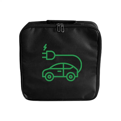 Electric Car Charger Cable Bag Waterproof EV Charger Cable Handled Bag EV Extension Cords Adapters Container Car Trunk Organizer