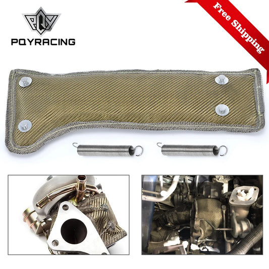 Free Shipping Turbo Heat Shield /Turbocharger Blanket WRAP+SPRING FOR Subaru WRX PQY-2306