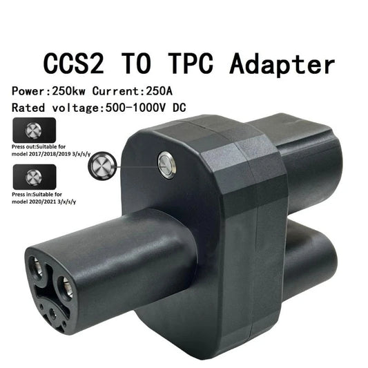 Lightweight CCS2 Converter Portable CCS2 Charging Converter Efficient CCS2 Adapter Plastic Simple Installation for Auto D7YA