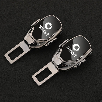 Car Seat Belt Metal Jewelry Seat Belt Accessory Extender for Smart 451 brabus Smart 453 fortwo forfour car Accessories
