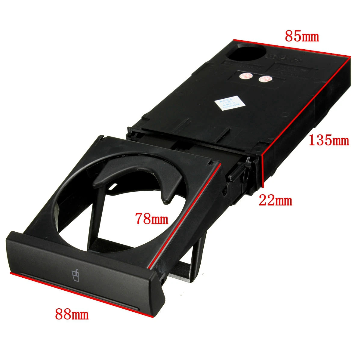 4B0862534D For Audi A4B6 A6C5 1998-2004 Stretch Fold Cup Holder Car Drank Holder Sliding Type Bracket Car Water Beverage Holder