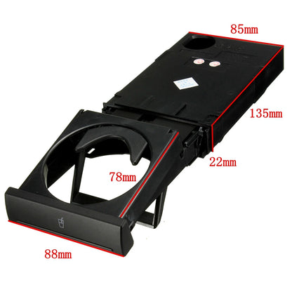 4B0862534D For Audi A4B6 A6C5 1998-2004 Stretch Fold Cup Holder Car Drank Holder Sliding Type Bracket Car Water Beverage Holder