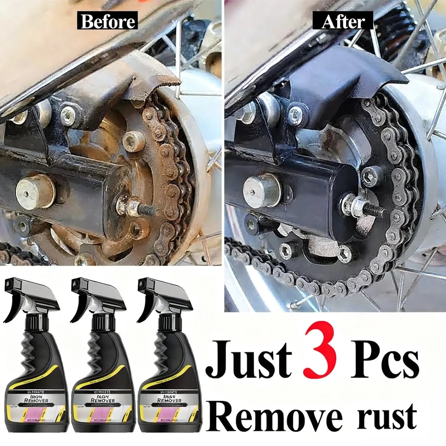 YP1106 Car Rust Solvent,Car Wheel Hub Care,Rapid Removal Agent, Automotive Exhaust Pipe,Unlocking Spray,Clean,Metal,Iron,Stains