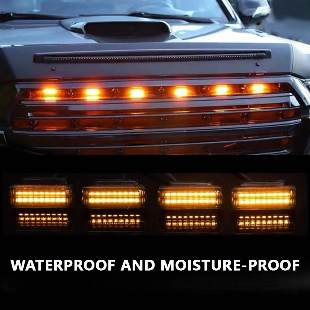 FOR FORD RANGER LED Car Lights Front Grille LED Light Safety Warning Light Harness Car Accessories LED Signal Lamps