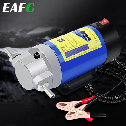 Portable 12V 100W Car Electric Oil Extractor Transfer Pum Oil/Crude Oil Fluid Suction Pump Fuel Engine Oil Extractor Siphon Tool