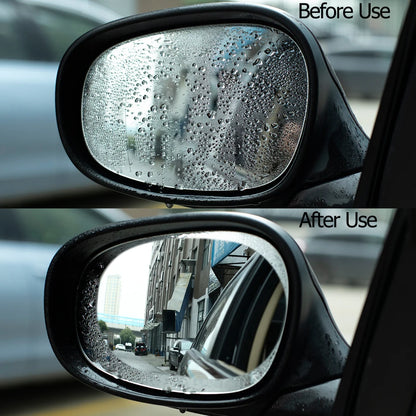 2Pcs Car Rainproof Film Rearview Mirror Rain Clear Stickers For Mazda 2 3 6 CX3 CX4 CX5 CX7 CX9 CX30 RX8 MX5 MX3 MS MP Demio BM