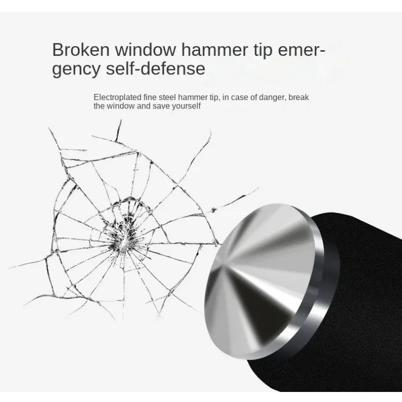 Car Steering Wheel Lock Excellent Anti Theft Ability Adjustable Telescopic Window Breaking Telescopic Lock Self Defense Car