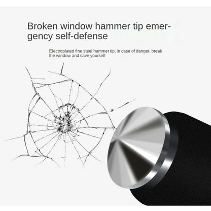 Car Steering Wheel Lock Excellent Anti Theft Ability Adjustable Telescopic Window Breaking Telescopic Lock Self Defense Car