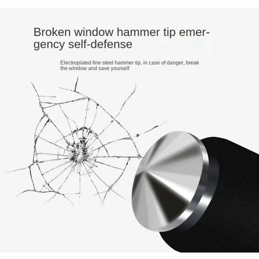 Car Steering Wheel Lock Excellent Anti Theft Ability Adjustable Telescopic Window Breaking Telescopic Lock Self Defense Car