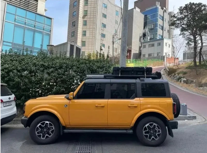 Aluminum Alloy Car Roof Racks Hard Carrier Without Guardrail Multi Size for 4x4 Vehicles