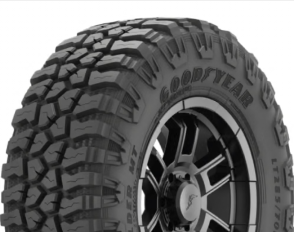 35x12.50R17 10PR 121Q Goodyear Wrangler Boulder MT OWL