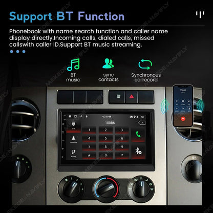 7inch GPS Screen Car Radio For Ford F150 F250 F350 Escape Explorer Edge E150 Mustang Multimedia Player Carplay Auto Smart System