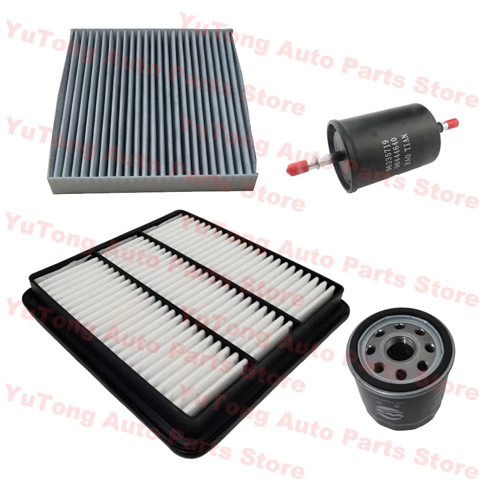 2-4pcs Filter Set For Geely Emgrand X7 Sport 2.4L GL AT 2018 JLD-4G24 Engine Cabin A/C Air Oil Filter Cleaner Kit Spare Parts