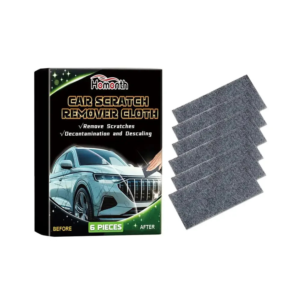6Pcs Nanosparkle Cloth for Car Scratches,Nano Sparkle Cloth, Nano Sparkle Cloth Car Scratch Remover,Easily Repair Paint Scratche