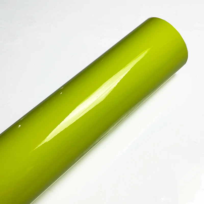 Premium Glossy Multiple Colors PVC Vinyl Wrap Film Self Adhesive Car Motorcycle Furniture DIY Sticker Decal With Air Release