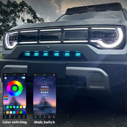 FOR FORD RANGER LED Car Lights Front Grille LED Light Safety Warning Light Harness Car Accessories LED Signal Lamps