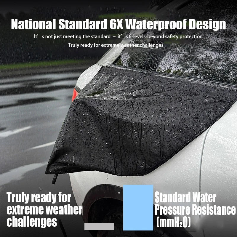 MOBIDEA  EV Charging Port Rain Cover Waterproof Outdoor Protector for Electric Car Charger Gun