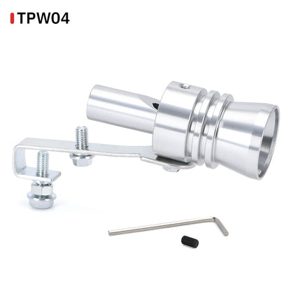 S/M/L/XL Vehicle Refit Device Exhaust Pipe Turbo Sound Whistle Car Turbmuffler Universal Sound Simulator Car Turbo Sound Whistle