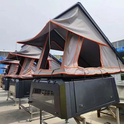 Customized Spacious Rooftop Tent with Large Awning Quick Pop Up Tents for Tent Camping Heavy Duty Camper Trailers Roof Top Tent