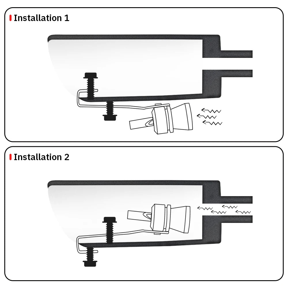 S/M/L/XL Vehicle Refit Device Exhaust Pipe Turbo Sound Whistle Car Turbmuffler Universal Sound Simulator Car Turbo Sound Whistle