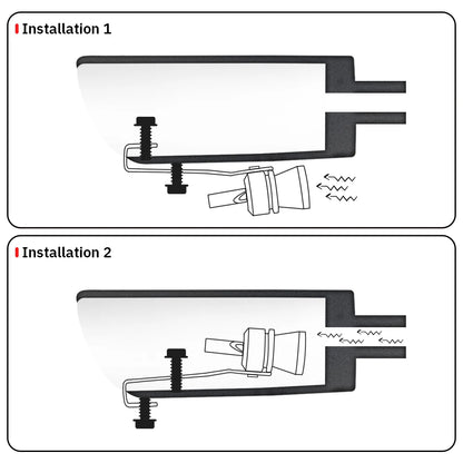 S/M/L/XL Vehicle Refit Device Exhaust Pipe Turbo Sound Whistle Car Turbmuffler Universal Sound Simulator Car Turbo Sound Whistle