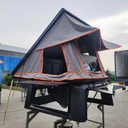 Customized Spacious Rooftop Tent with Large Awning Quick Pop Up Tents for Tent Camping Heavy Duty Camper Trailers Roof Top Tent