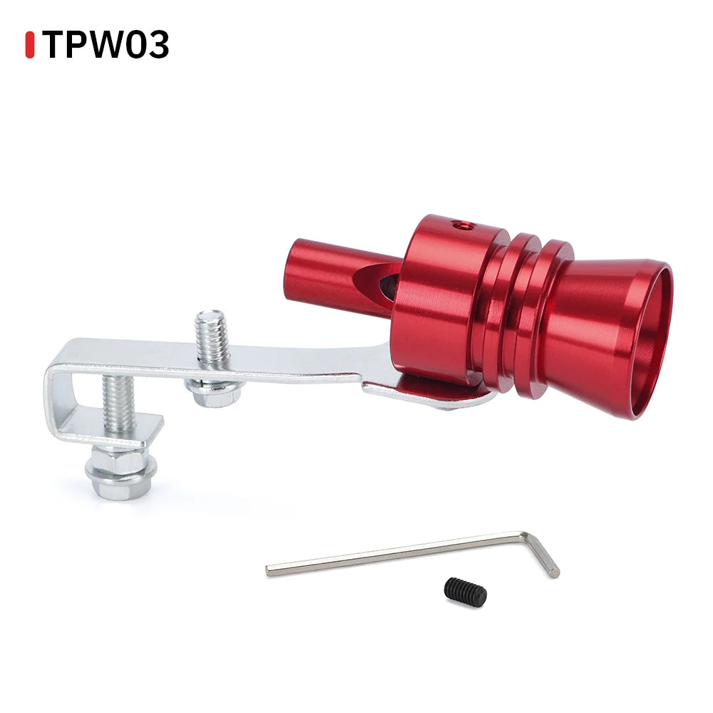 S/M/L/XL Vehicle Refit Device Exhaust Pipe Turbo Sound Whistle Car Turbmuffler Universal Sound Simulator Car Turbo Sound Whistle