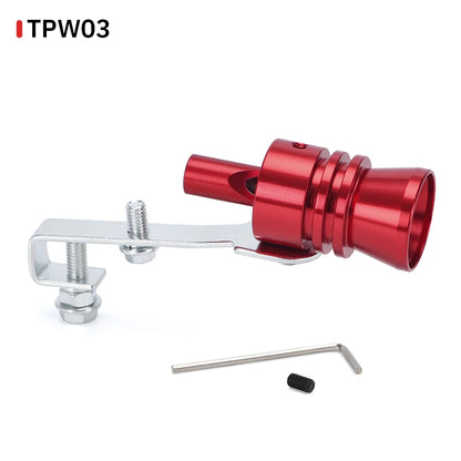 S/M/L/XL Vehicle Refit Device Exhaust Pipe Turbo Sound Whistle Car Turbmuffler Universal Sound Simulator Car Turbo Sound Whistle