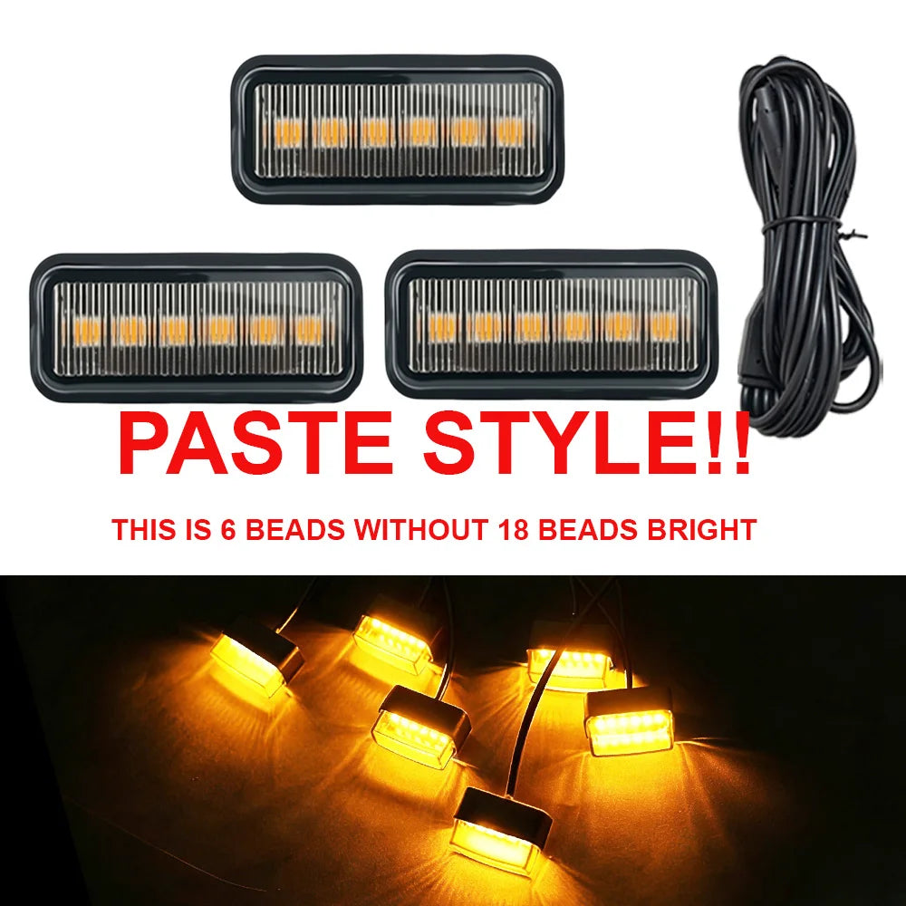 FOR FORD RANGER LED Car Lights Front Grille LED Light Safety Warning Light Harness Car Accessories LED Signal Lamps