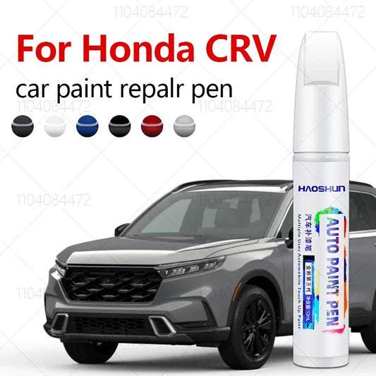 For Honda CRV 1995-2025 RD1 RE RE3 / RE4 RM RW WR-V Paint Repair Pen Touch Up Scratch Remover DIY Auto Accessories Black White