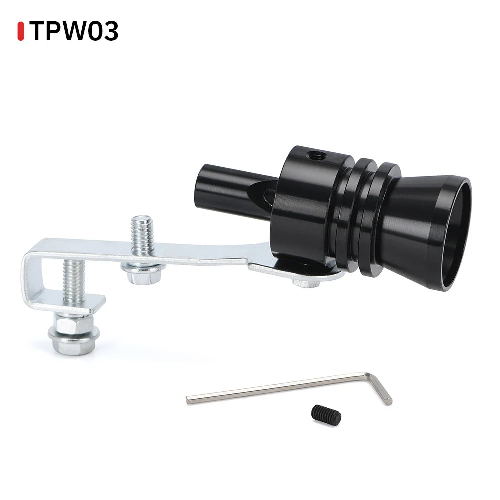 S/M/L/XL Vehicle Refit Device Exhaust Pipe Turbo Sound Whistle Car Turbmuffler Universal Sound Simulator Car Turbo Sound Whistle