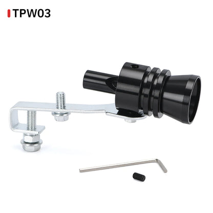 S/M/L/XL Vehicle Refit Device Exhaust Pipe Turbo Sound Whistle Car Turbmuffler Universal Sound Simulator Car Turbo Sound Whistle