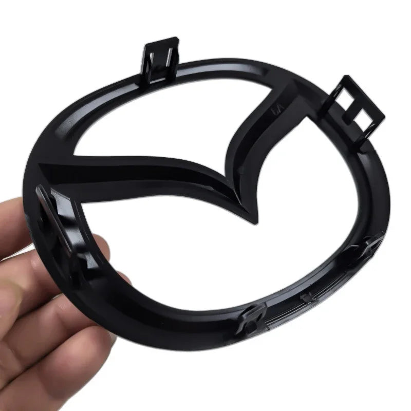 Plastic Car Front Trunk Emblem for Mazda 5 Logo Steering Wheel Badge 3D Body Replaced Sticker Rear Tail Refitting Decoration