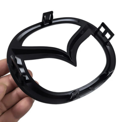 Plastic Car Front Trunk Emblem for Mazda 5 Logo Steering Wheel Badge 3D Body Replaced Sticker Rear Tail Refitting Decoration