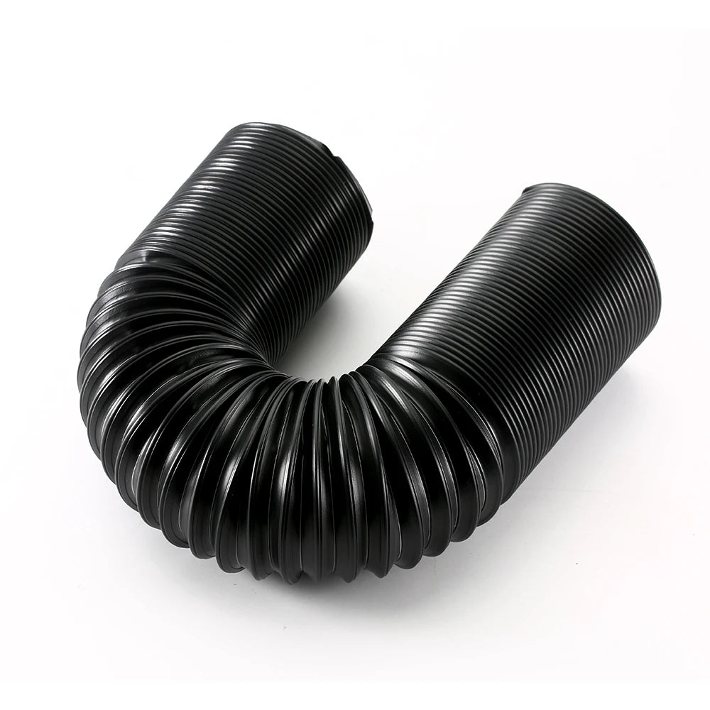 63mm 76mm Car Cold Air Intake Tube 2.5inch 3inch Black Universal Flexible Air Inlet Pipe System Automobile Air Intake Hose