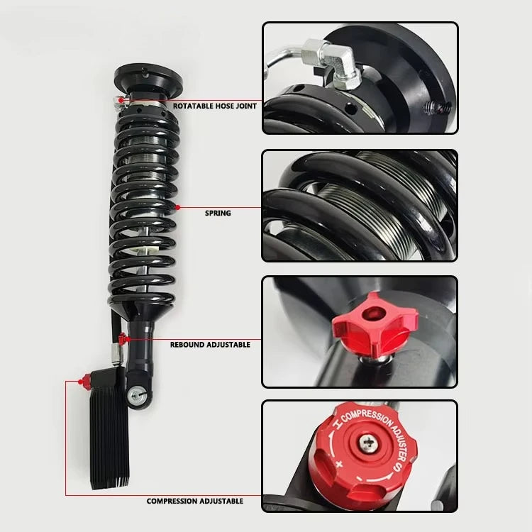 Off Road Suspension Kits Nirtrogen Gas 4x4 Off Road Monotube Shock Absorber For Ford Ranger