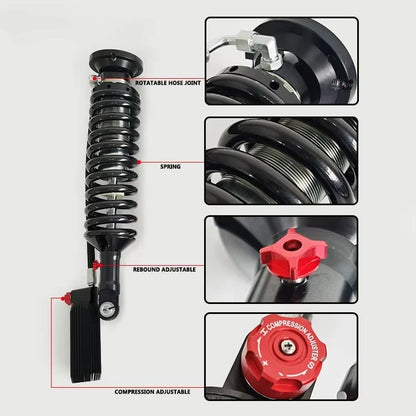 Off Road Suspension Kits Nirtrogen Gas 4x4 Off Road Monotube Shock Absorber For Ford Ranger